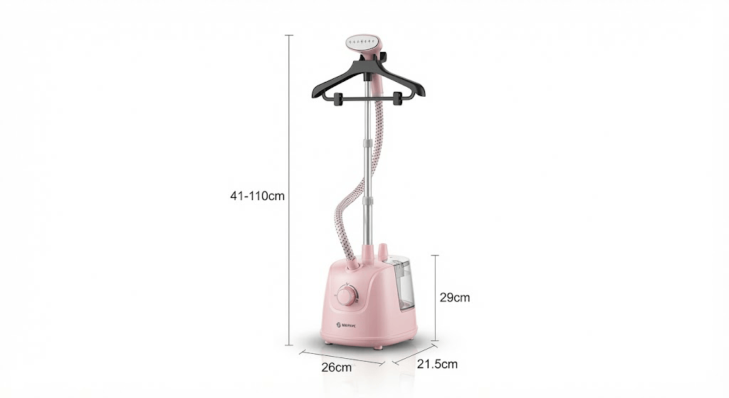 Défroisseur vapeur vertical 1800W : vos vêtements impeccables