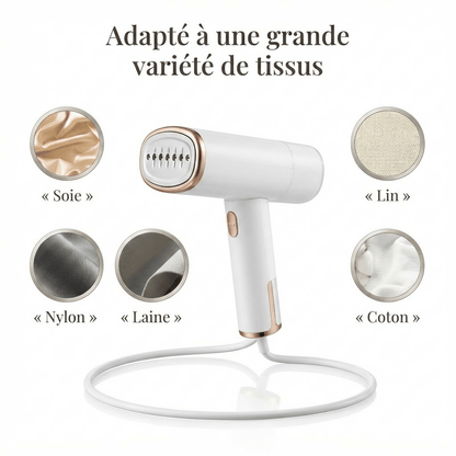 Défroisseur vapeur portable : Vêtements impeccables en 40s