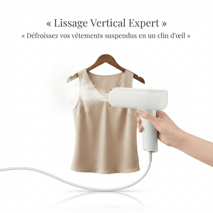 Défroisseur vapeur portable : Vêtements impeccables en 40s