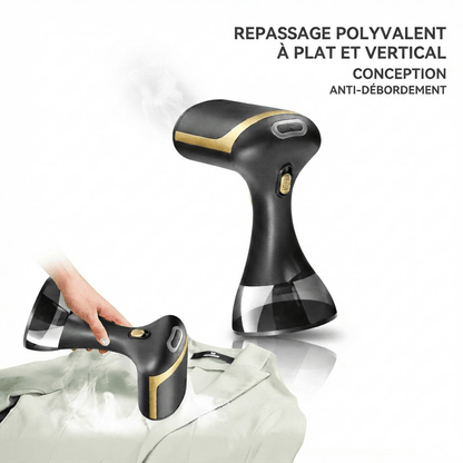 Défroisseur vapeur portable : Vêtements impeccables en 1 minute
