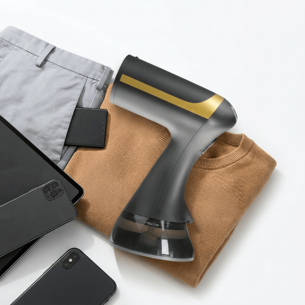 Défroisseur vapeur portable : Vêtements impeccables en 1 minute